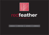 Small screenshot of the Red Feather website