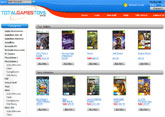 Small screenshot of the TotalGamesToys website