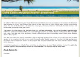 Small screenshot of the Gold Coast Mayoral Prayer Breakfast website