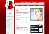 Small screenshot of the Hair Nails and Beauty website