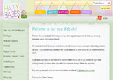 Small screenshot of the Happy Babes website